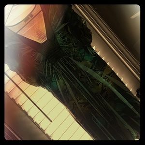 Cato, green printed dress/ size large 12-14 ladies